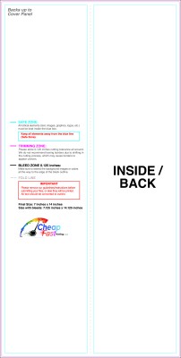 Brochure 7inx14in Vertical Halffold Inside Download Template Guideline - Brochures