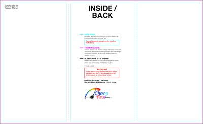 Brochure 8.5inx14in Trifold Inside Download Template Guideline - Brochures