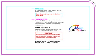 Sticker 2inx3.5in H Wink Front Download Template Guideline - Stickers Wink