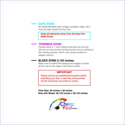 Banner 3ftx3ft Download Template Guideline - Vinyl Banners