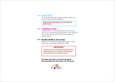 Banner 5ftx7ft H Download Template Guideline - Vinyl Banners