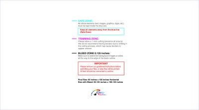 Banner 5ftx9ft H Download Template Guideline - Vinyl Banners