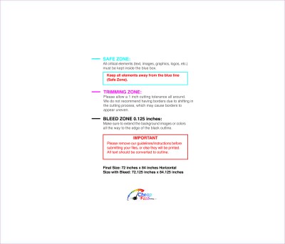 Banner 6ftx7ft H Download Template Guideline - Vinyl Banners