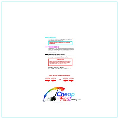 Yardsign 14inx14in Download Template Guideline - Yard Sign