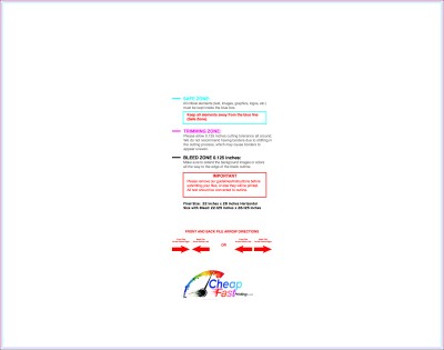 Yardsign 22inx28in H Download Template Guideline - Yard Sign