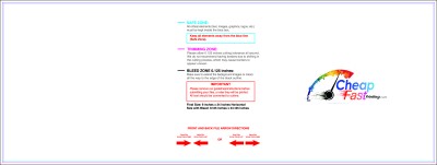 Yardsign 9inx24in Download Template Guideline - Yard Sign