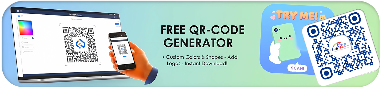 Custom QR code generator preview