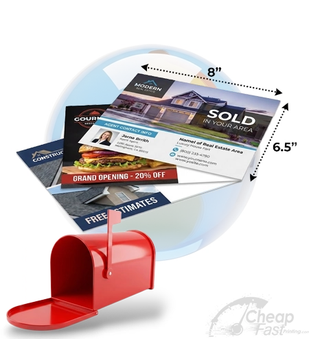 6 5x8 Wide Retail Promotional Card