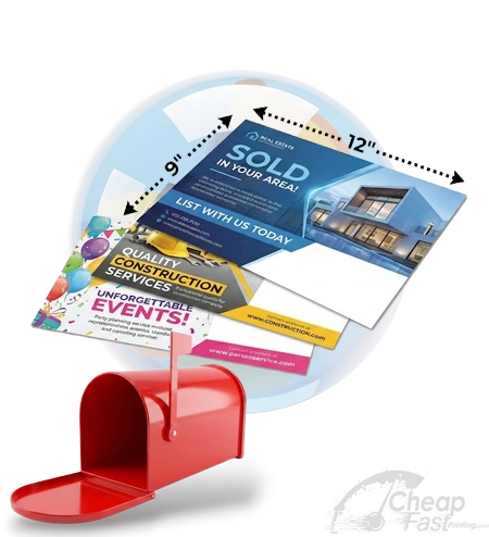 9x12 EDDM Printing Postcard Giant Dominating Eddm Eligible Flat 