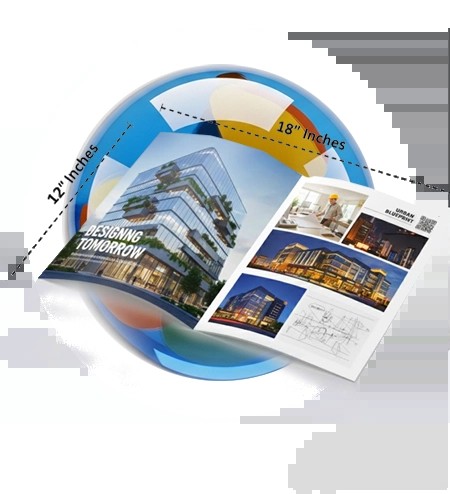 12x18 Large Format Newsletter Architectural Print