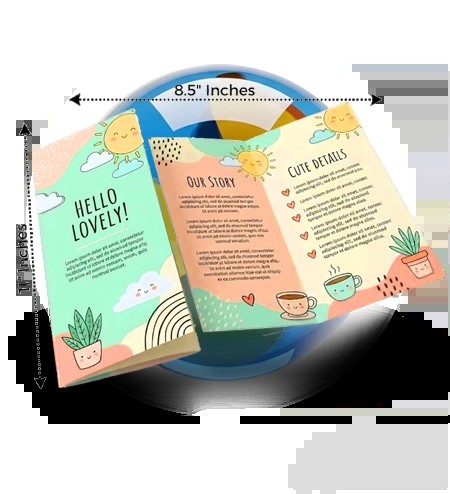 8 5x11 Trifold Standard Construction Guide