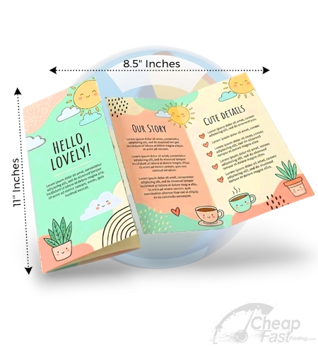 8 5x11 Trifold Standard Construction Guide