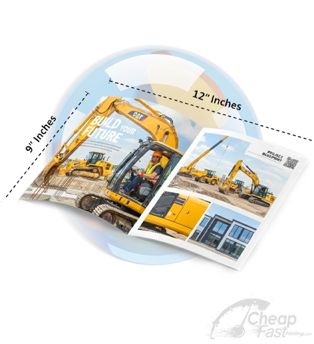 9x12 Presentation Pocket Folder Half Fold