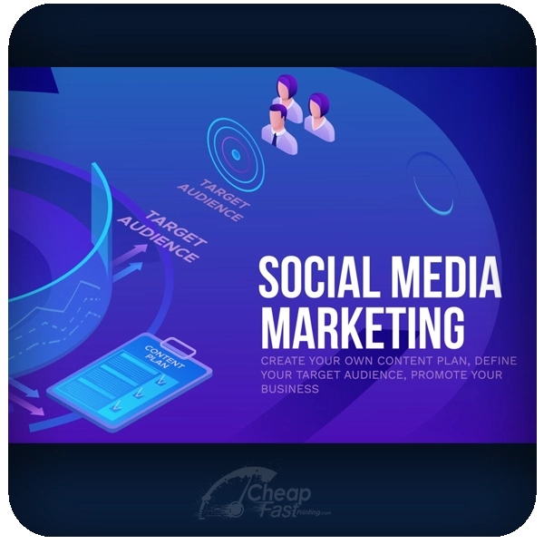 Physical printed marketing piece held in hand