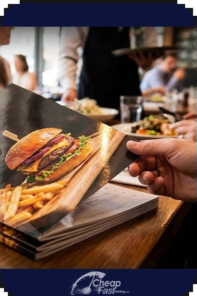 Water Resistant Uv Coated Restaurant Menu