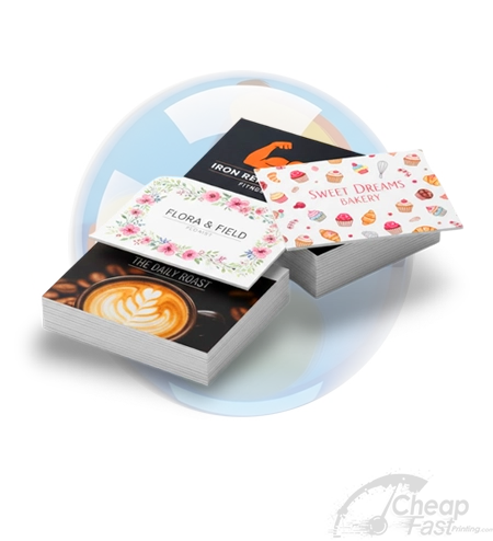 3 5x2 Standard Size Square Businesscards