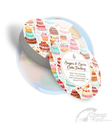 Circle Shape Businesscards