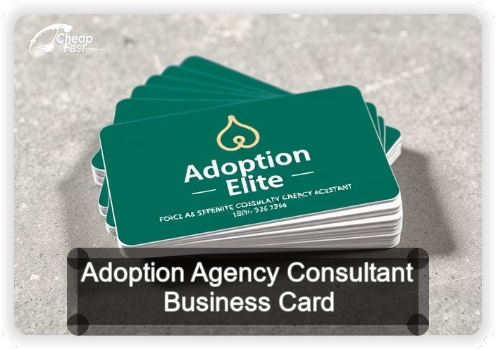 Adoption Agency Consultant business card design sample