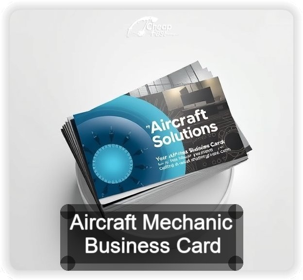Aircraft Mechanic business card design sample