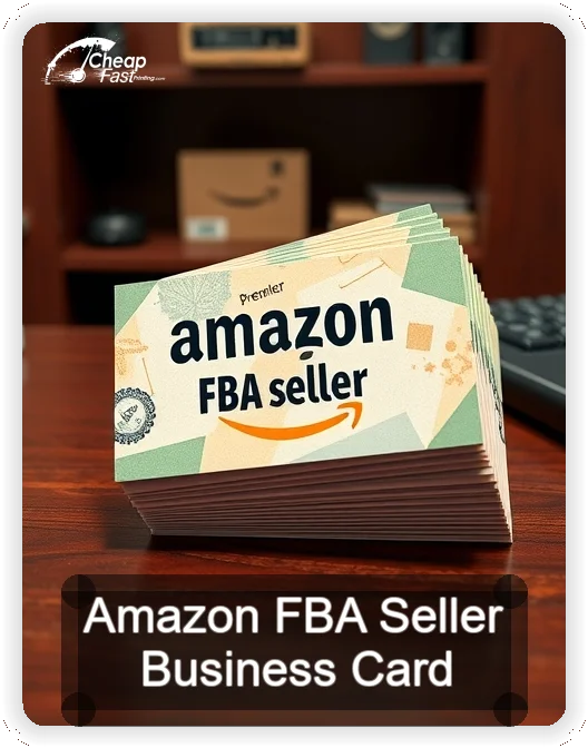 Amazon Fba Seller business card design sample