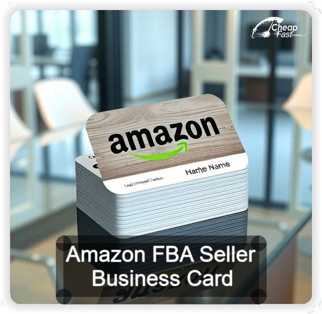 Amazon Fba Seller business card design sample
