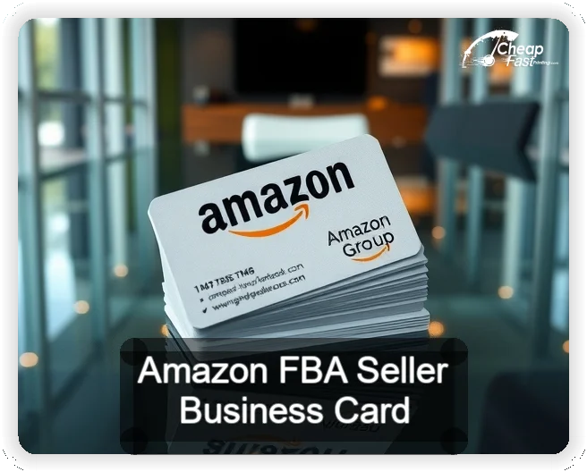 Amazon Fba Seller business card design sample