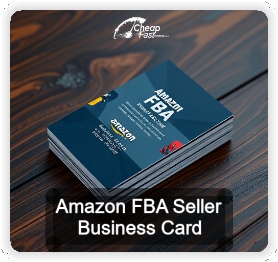 Amazon Fba Seller business card design sample