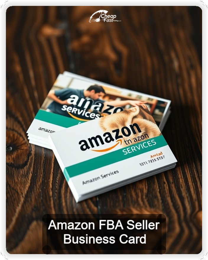 Amazon Fba Seller business card design sample