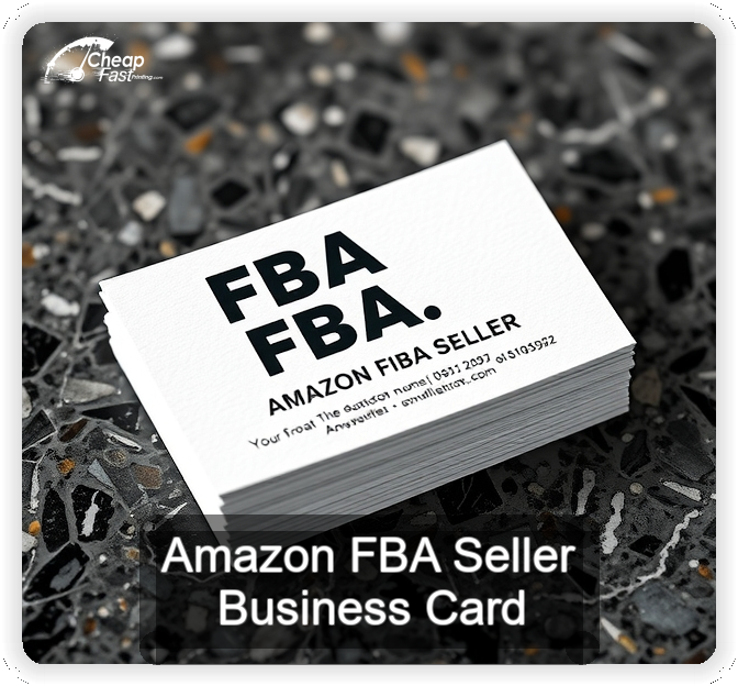 Amazon Fba Seller business card design sample
