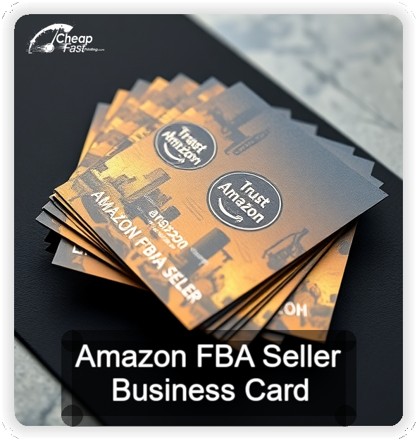 Amazon Fba Seller business card design sample