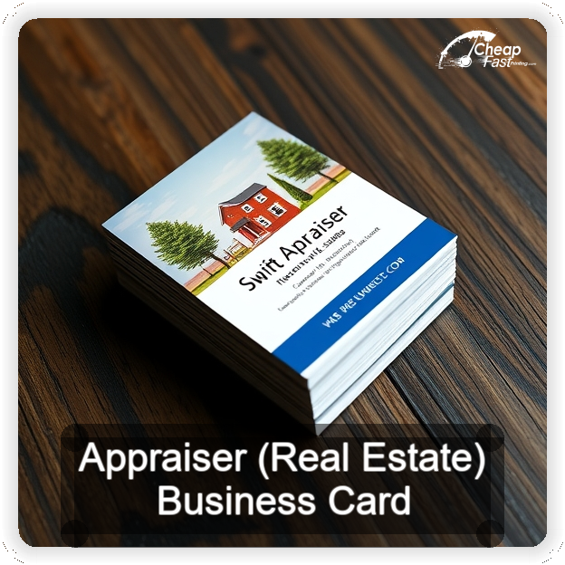 Appraiser Real Estate business card design sample