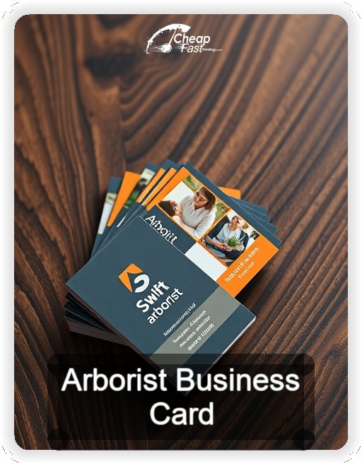 Arborist business card design sample