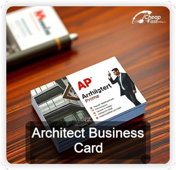 Architect business card design sample
