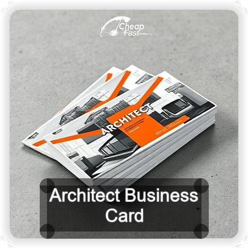 Architect business card design sample