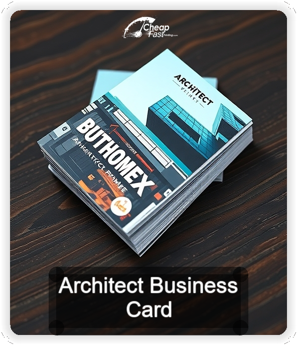 Architect business card design sample