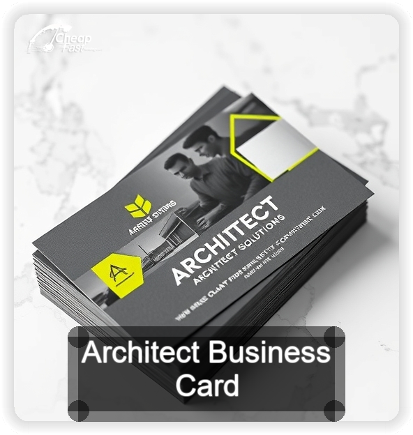 Architect business card design sample