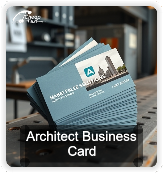 Architect business card design sample