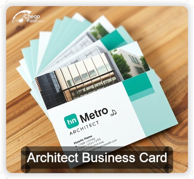 Architect business card design sample