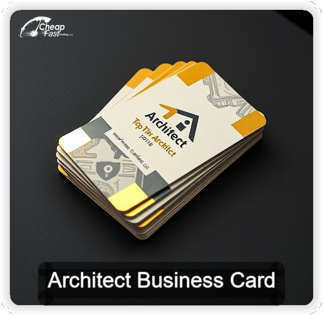 Architect business card design sample