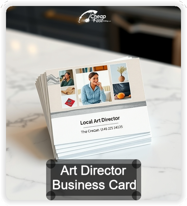 Art Director business card design sample