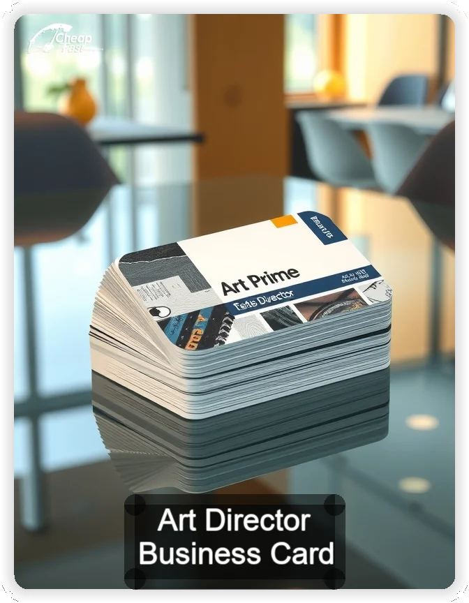 Art Director business card design sample