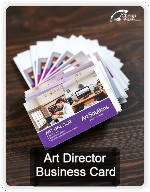 Art Director business card design sample