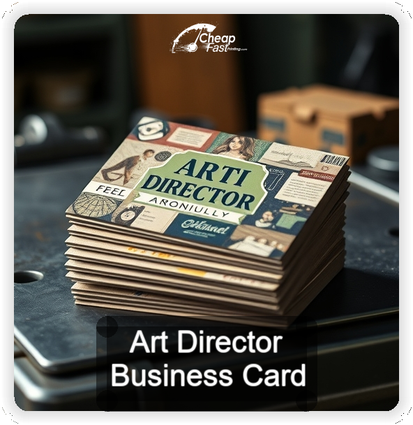 Art Director business card design sample