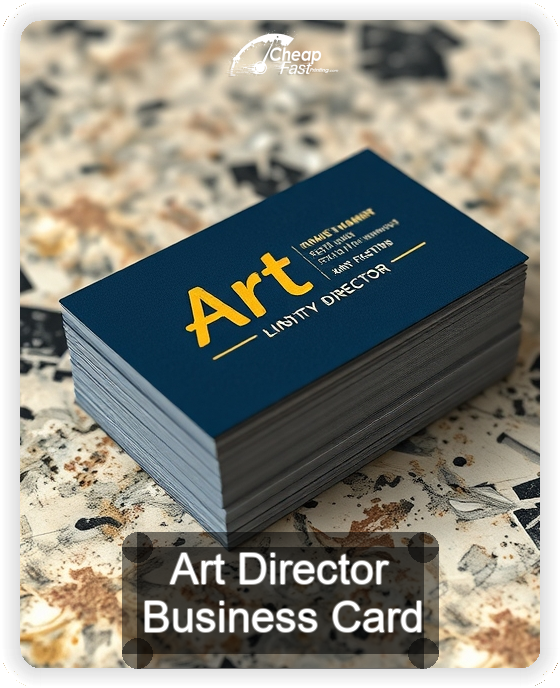 Art Director business card design sample
