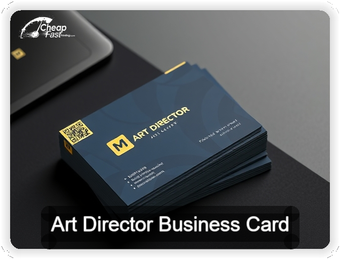 Art Director business card design sample