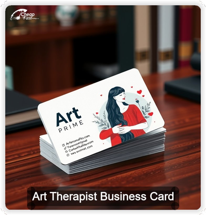 Art Therapist business card design sample