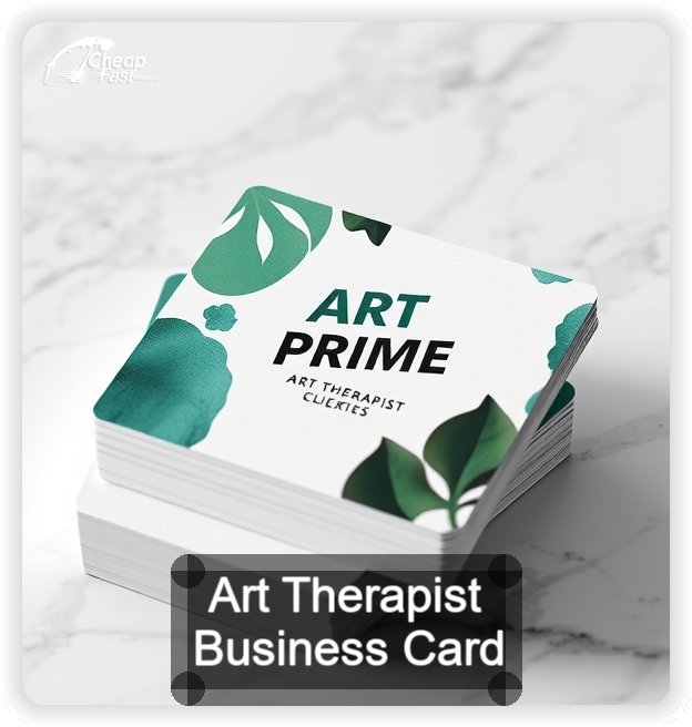Art Therapist business card design sample