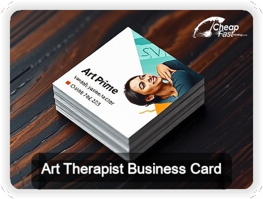 Art Therapist business card design sample