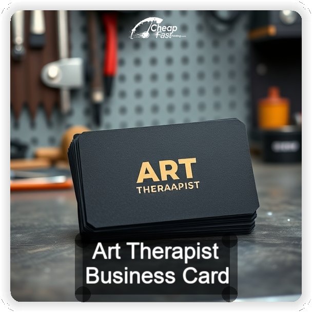 Art Therapist business card design sample