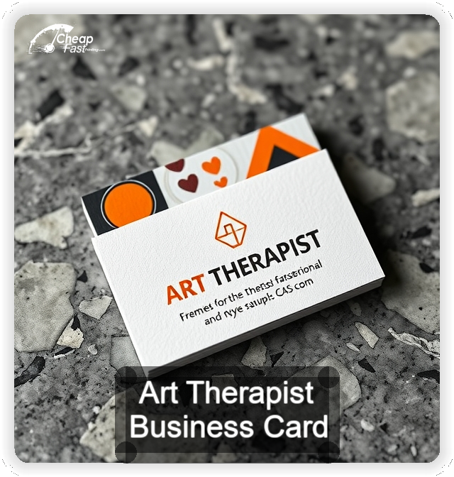 Art Therapist business card design sample